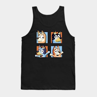 bluey bingo dad mum Tank Top